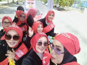 BUNDA MILENIAL BANYUMAS” Ikut Meriahkan Karnaval Mobil Hias Peringati HUT.RI-79